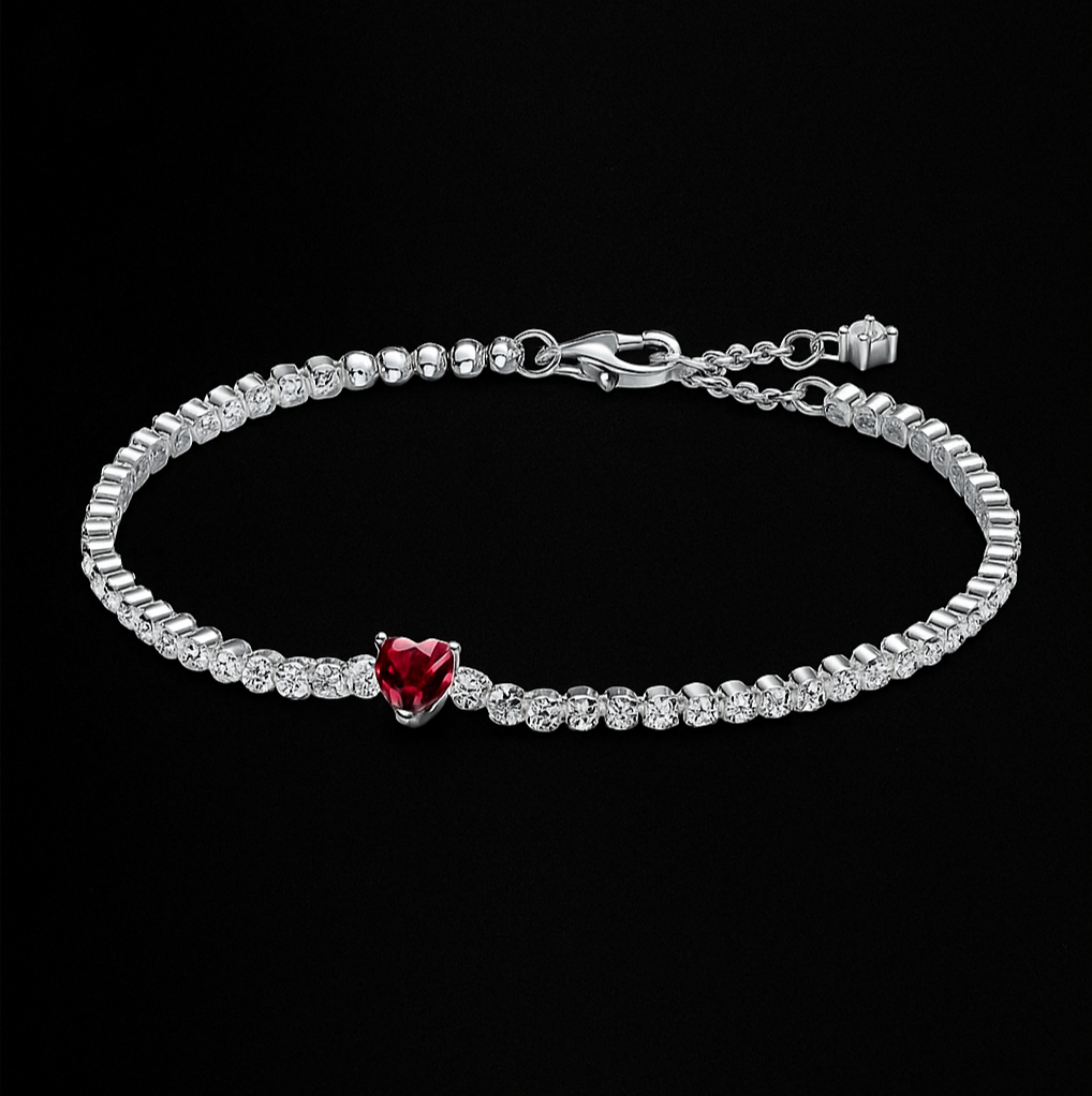BRACCIALE TENNIS CUORE