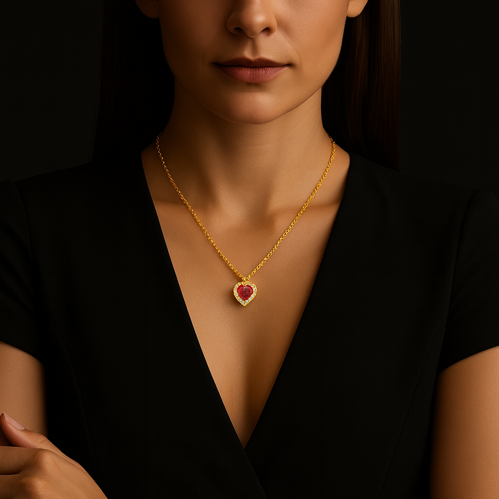 COLLANA CUORE ORO