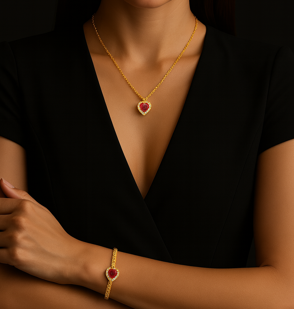 COLLANA CUORE ORO