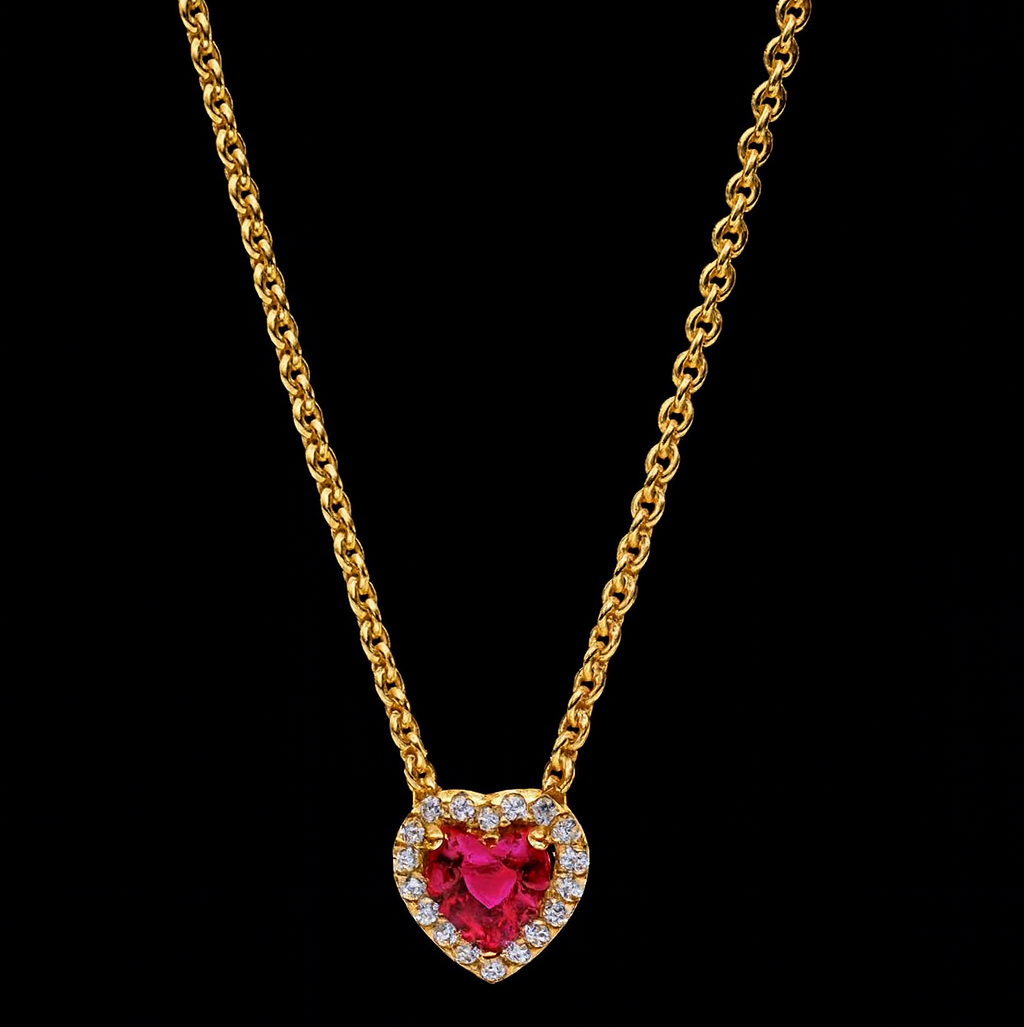 COLLANA CUORE ORO